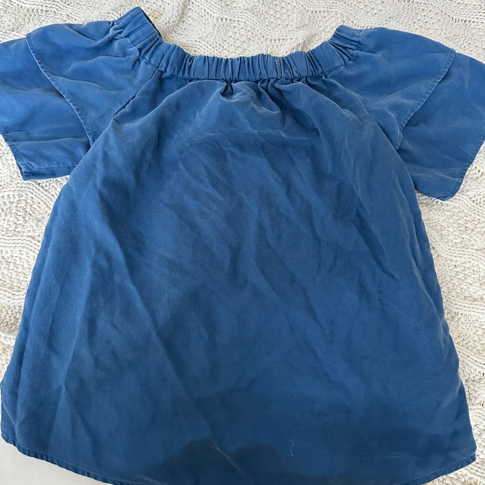 Ruffled Off-the-Shoulder Shirt